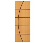 Folha de Porta Madeira de Giro ou Correr Direito|Esquerdo Marrom 210x82cm Sarrafeada Lisa Pinhal Portas